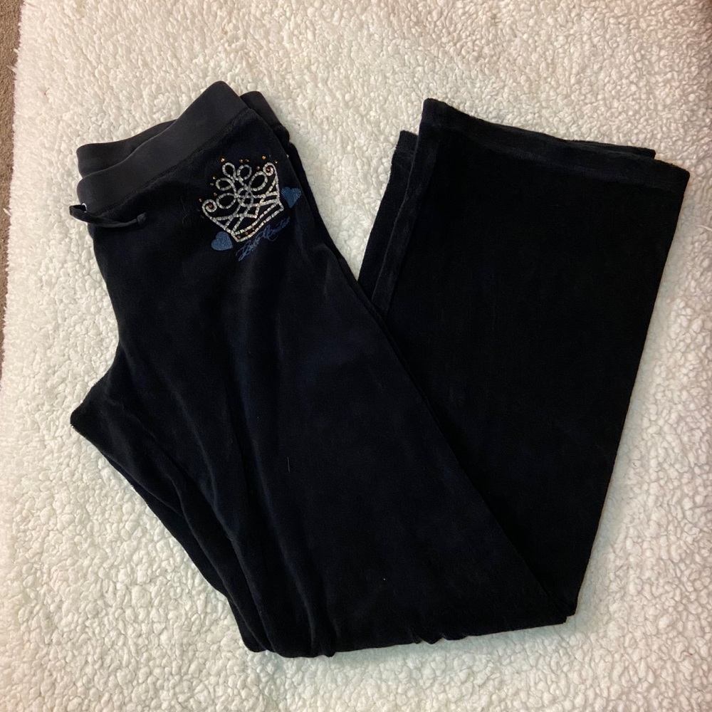 Juicy Couture dark blue flare pants